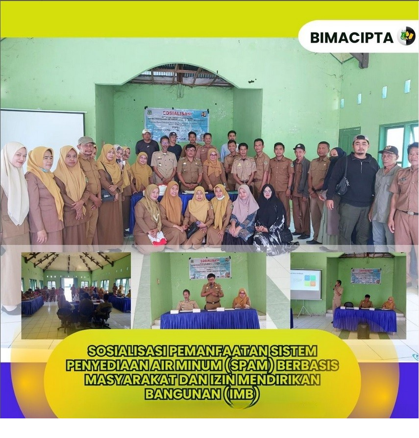 Sosialisasi Pemanfaatan SPAM Berbasis Masyarakat dan IMB